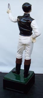 horse racing jockey statue 