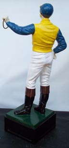 horse racing jockey statue 