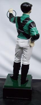 horse racing jockey statue 