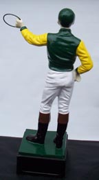 horse racing jockey statue 