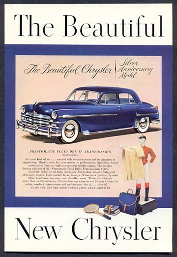 1949 chrysler lawn jockey design 