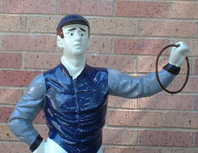 lawn jockey statue horse jockey acing picture photo jpg gif , horse jockey horee jockey racing  