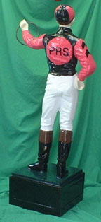 rexing racipng suorlk hise horse jockey custom statue