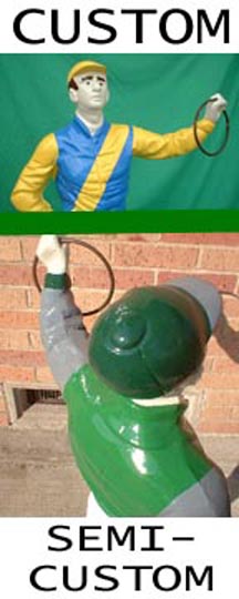 Lawn Jockey Picture custom painted