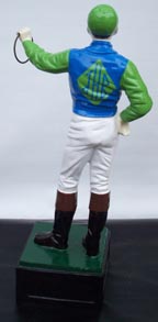 horse racing jockey hitching post custom 