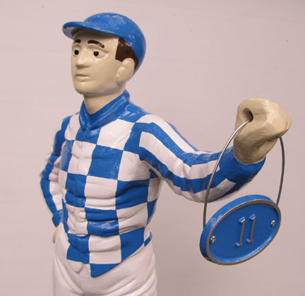 jockey sign holder