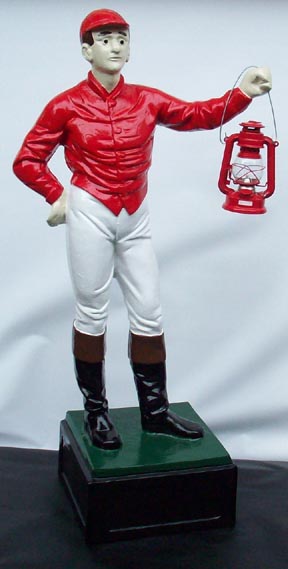lawn jockey lantern