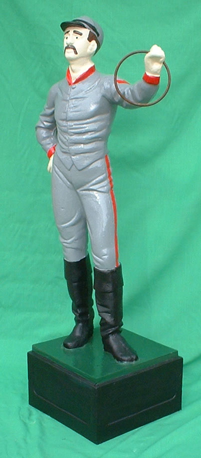 front Rebel Jock Confederate Cavalry Soldier statue statuary courthouse statue civil war private uniform picture photo