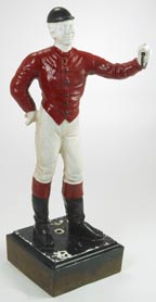 streamlined 1940's lawn jockey